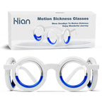 Hion Motion Sickness Glasses, Car Sickness Glasses,Relieve Carsickness Airsickness Seasickness Glasses,Anti Nausea Vertigo Glass