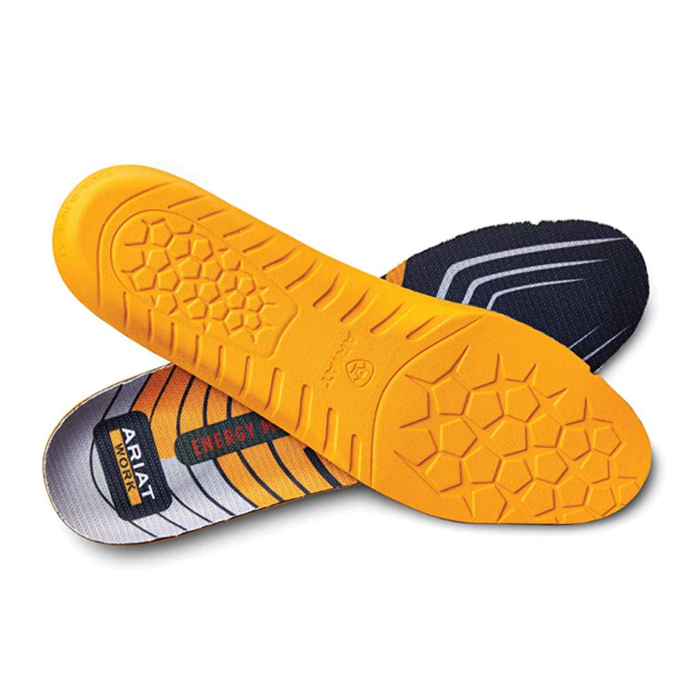 ARIAT Mens Energy Max Work Insole Round Toe, Orange, 15
