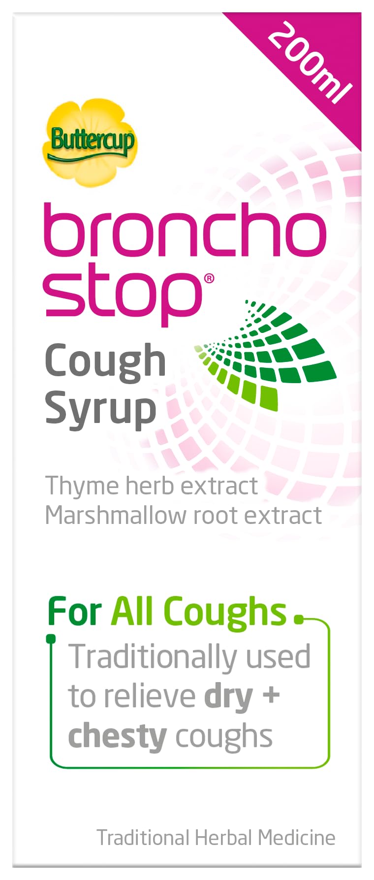 Bronchostop 200ml Buttercup Syrup