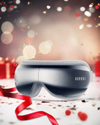 Eye Massager with Heat, Valentines Day Gifts for Him Her, Migraine Relief Massager with Compression and Bluetooth Music, Heated