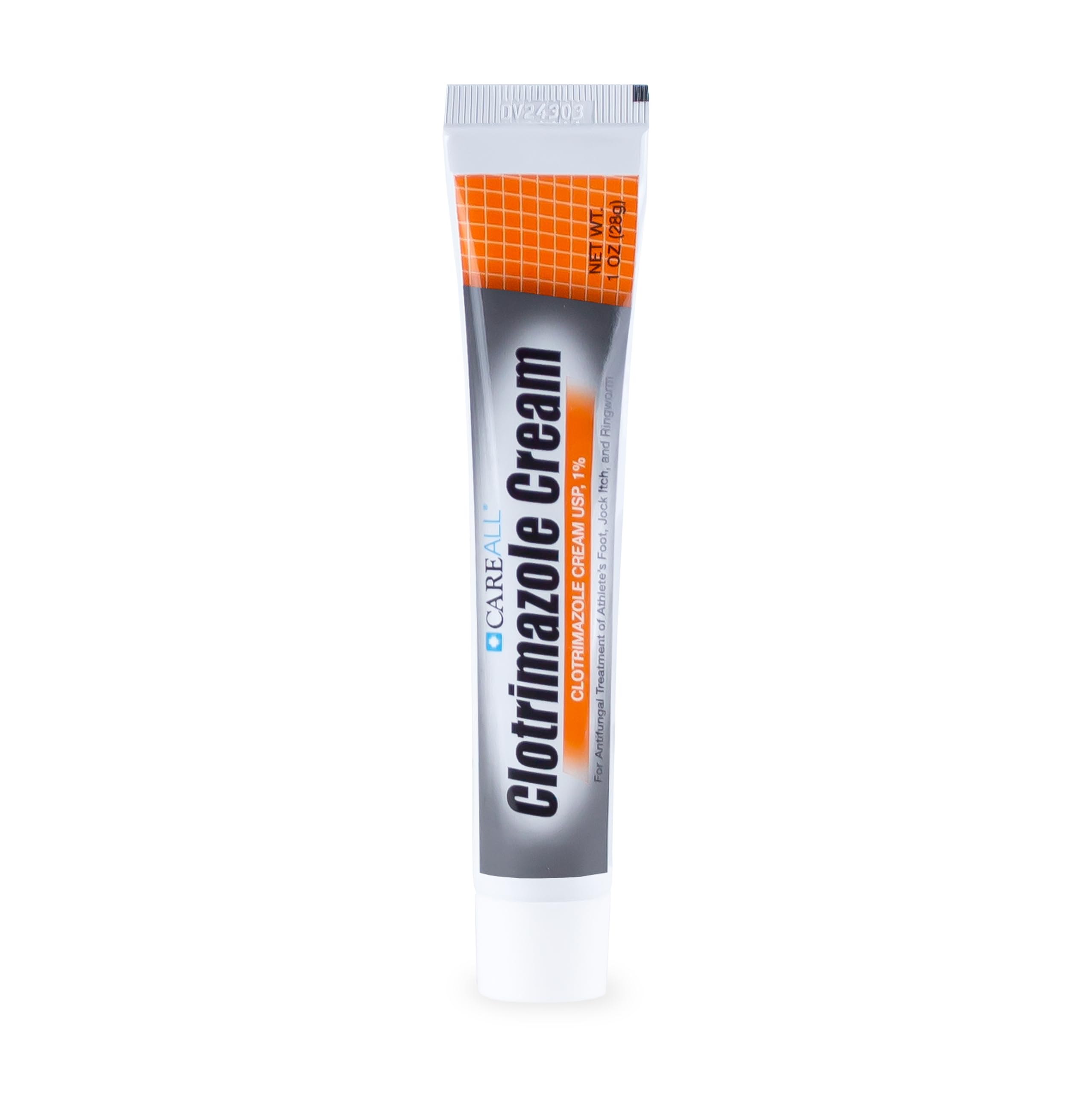 CareAll Clotrimazole Antifungal Cream 1% USP 1.0 oz., Cures Most Athletes Foot, Jock Itch and Ringworm, Sooths and Relieves Itch