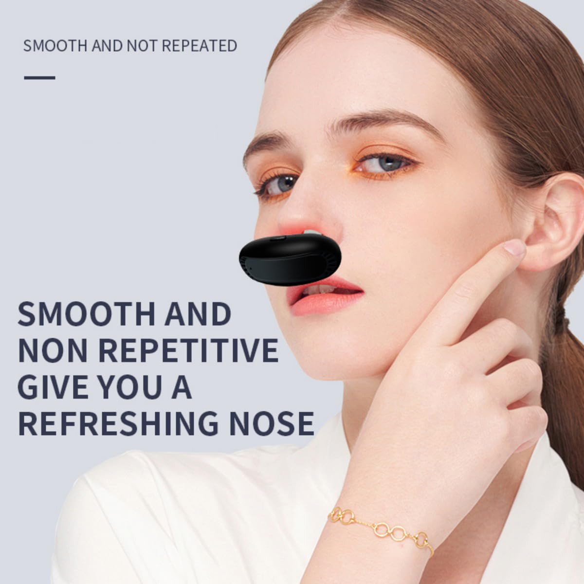 NODSUUP Red Light Nasal Therapy Device, Portable Red Light Therapy for Nose,Nomorecolds Nasal Soothing Device