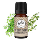 Wild Essentials Thyme Sweet 100% Pure Essential Oil - 10ml, Therapeutic Grade, Made and Bottled in The USA