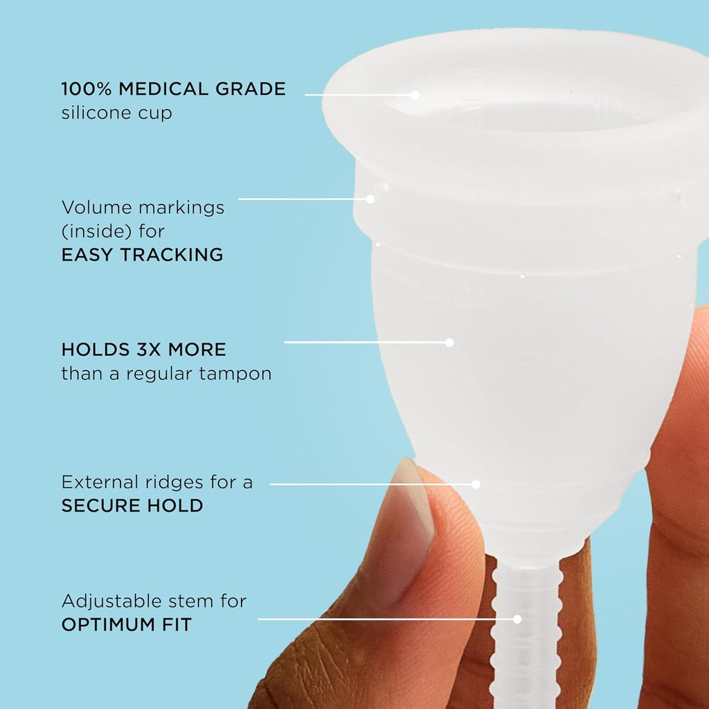Mooncup The Original Silicone Menstrual Cup, Reusable, Ultra Soft & Easy Insert, Great for Heavy Flows, Size A, Age 30+ or Post