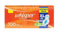 Whisper Choice Sanitary Pads for Women, XL 20 Napkins