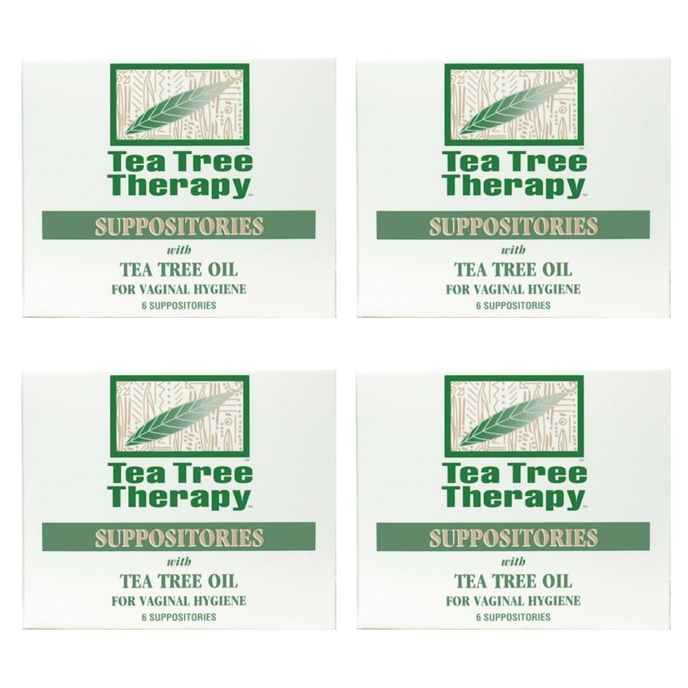 Tea Tree Suppository Tea Tree Therapy (4-Pack of 6)
