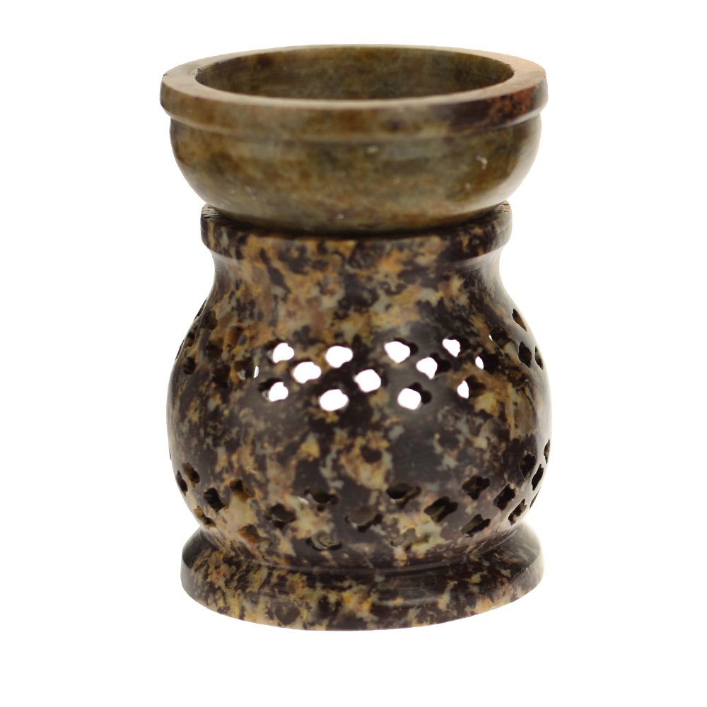 Beautiful Soapstone Elephant Shaped Aroma Oil Burner