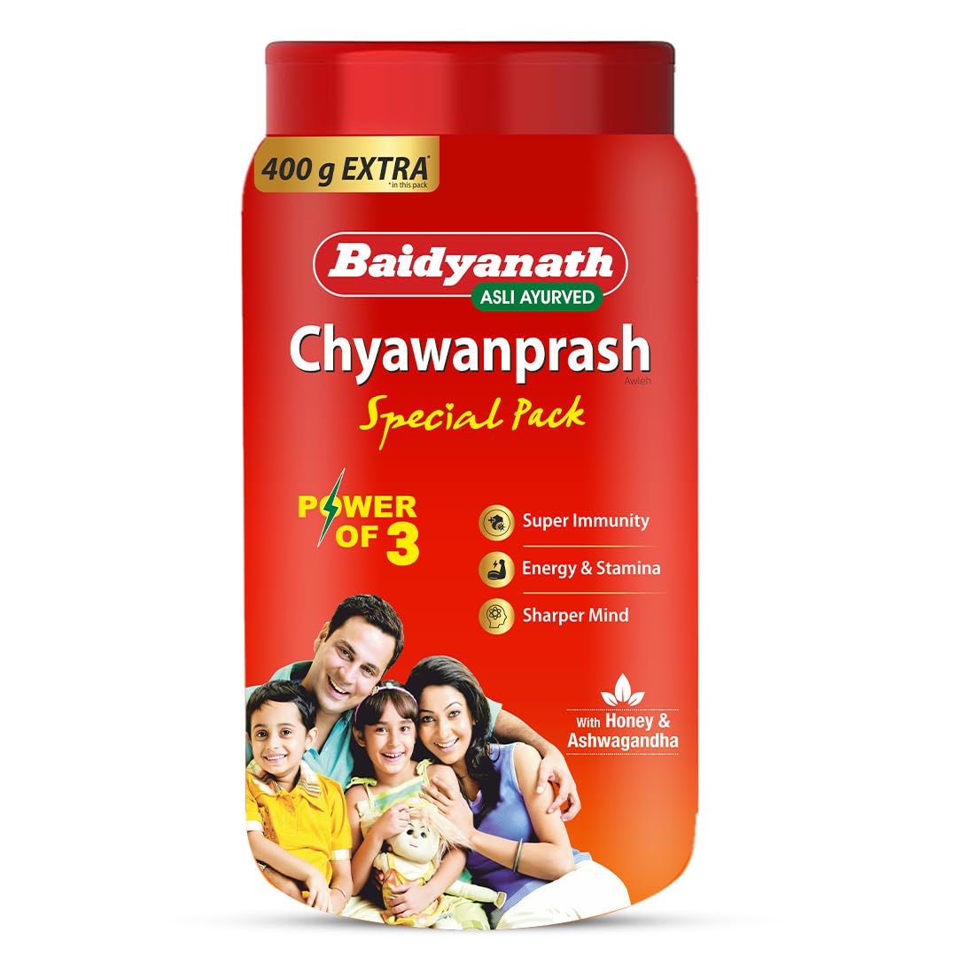 Baidyanath Chyawanprash Special Pack  2.4Kg |Immunity Booster | Enhances Strength & Stamina | Made With 52 Ingredients
