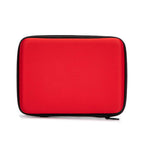 Jipemtra First Aid Hard Case Empty, First Aid Hard Case First Aid EVA Hard Red Medical Bag for Home Health First Emergency Respo