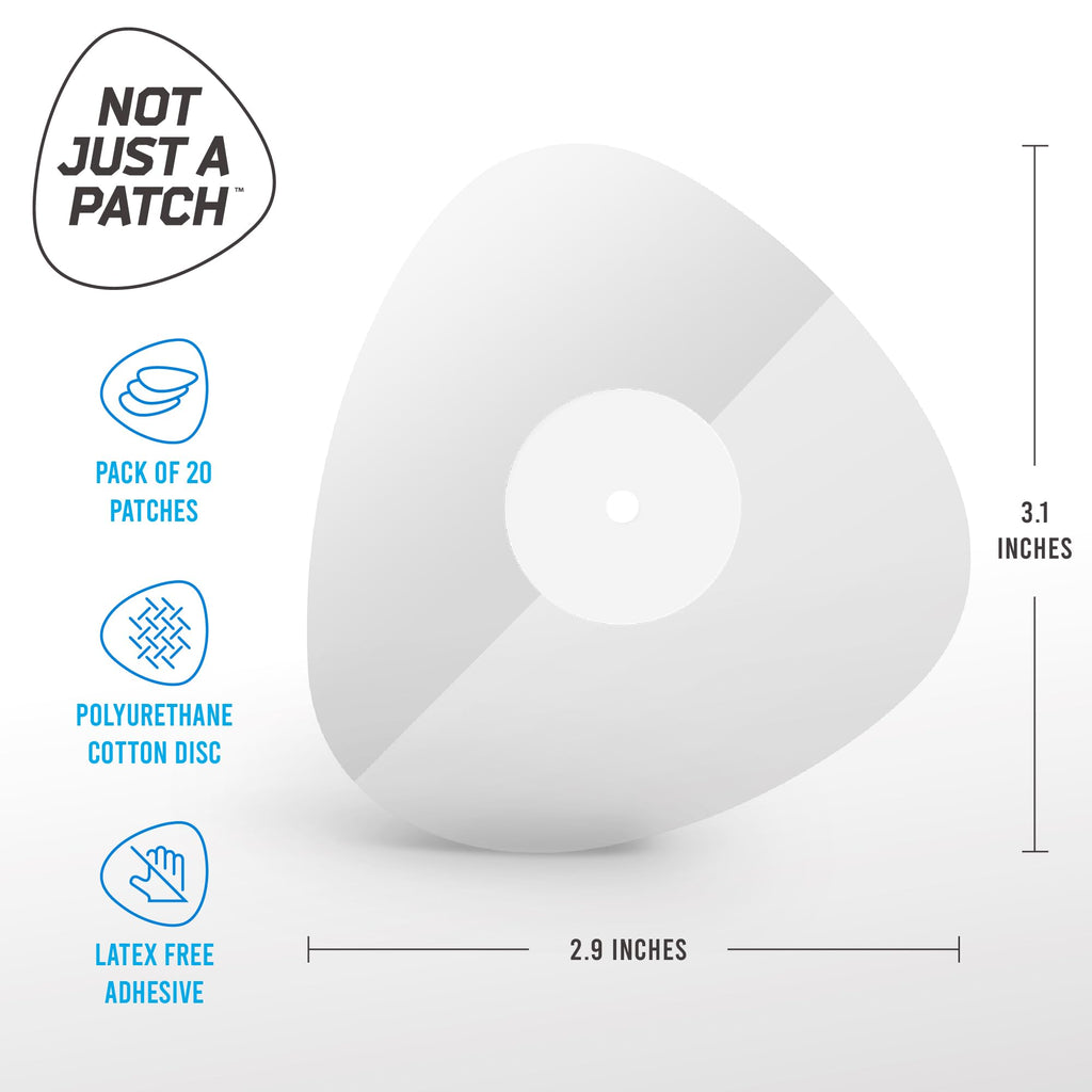 Not Just A Patch Adhesive Patches for Freestyle Libre 2 & Lingo CGM - Water-Resistant & Sweatproof Sensor Covers for 10-14 Days,
