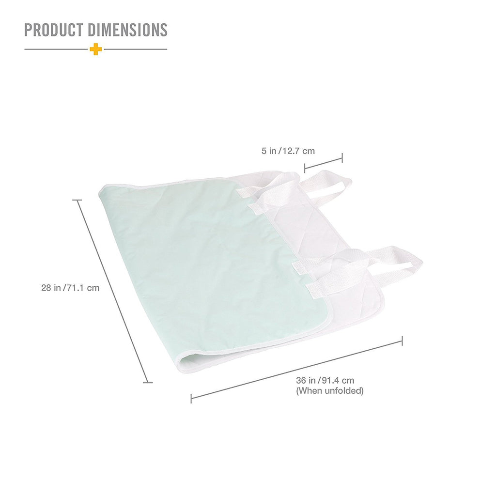 DMI Waterproof Sheet to be Used as a Bed Pad, Mattress Protector, FSA and HSA Eligible, Furniture Cover or Seat Protector with Q