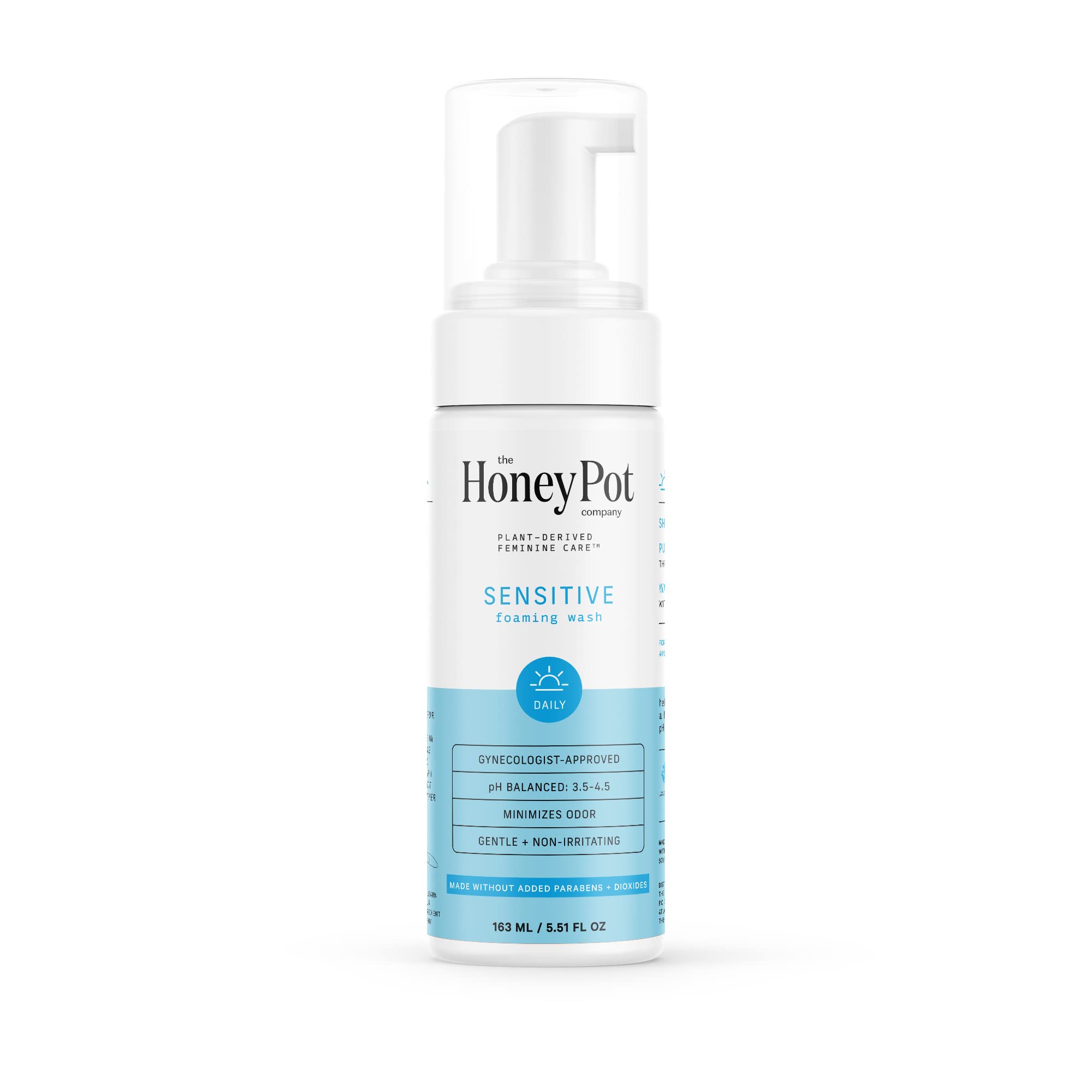 The Honey Pot Company - Sensitive Feminine Wash - Herbal Infused Natural Hygiene Wash for Sensitive Skin Types - PH Balanced Pla