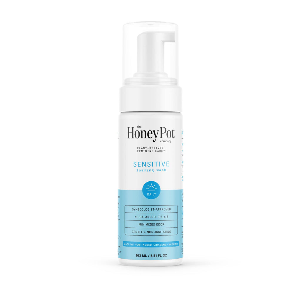 The Honey Pot Company - Sensitive Feminine Wash - Herbal Infused Natural Hygiene Wash for Sensitive Skin Types - PH Balanced Pla