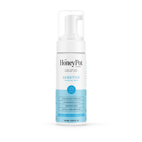 The Honey Pot Company - Sensitive Feminine Wash - Herbal Infused Natural Hygiene Wash for Sensitive Skin Types - PH Balanced Pla