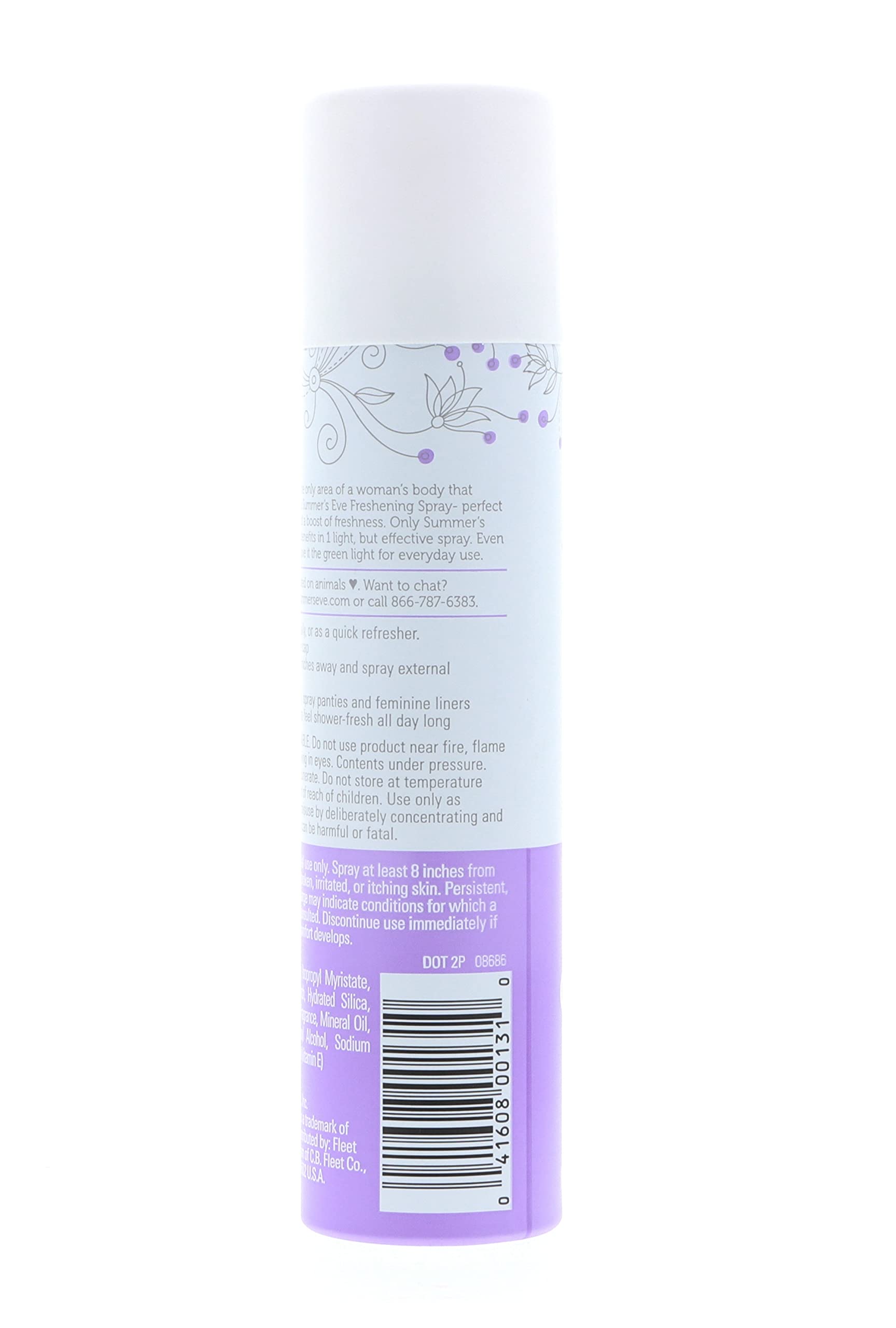 Summer's Eve Ultra Daily Active Feminine Spray, pH balanced, 2 Oz (Pack of 5)