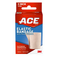 ACE 3 Elastic Bandage Wrap with Hook Closure, Beige, 2 Count