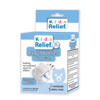 Kids Relief Plug-in WATERLESS Vaporizer with 5 Soothing Non-Medicated Menthol Eucalyptus Lavender Vapor Refill Pads, 1 ct