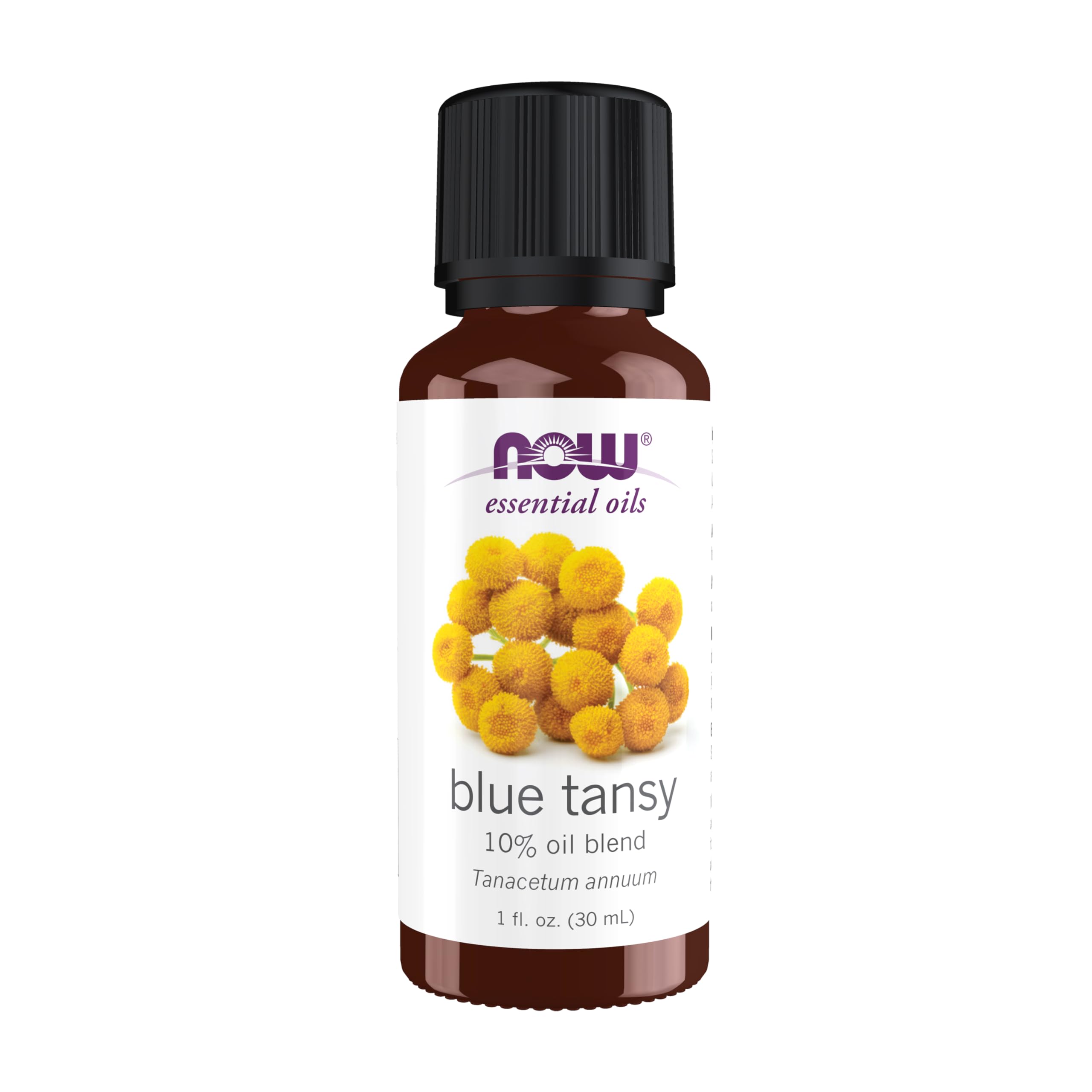 NOW Foods Essential Oils, Blue Tansy Oil Blend, Soothing and Calming with a Sweet and Fresh Aroma, 1-Ounce