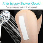 Waterproof Knee Replacement Surgery Bandage | 4x10 Inch Shower Protector Island Dressing Pad Bordered Gauze | Hip Surgery Recove