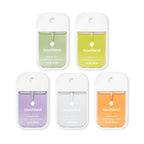 Touchland Power Mist Hydrating Hand Sanitizer Spray, BLOSSOM 5 Set (Lavender, Vanilla, Rainwater, Peach, Applelicious), 1 FL. OZ