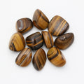 Tumbled Polished Natural Tiger's Eye Stones, Crystals and Healing Stones Quartz Bulk for Wicca, Reiki, Healing Energy, Chakra St