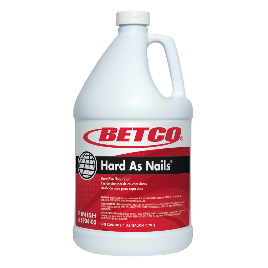 Betco Hard As Nails Floor Finish, 128 Oz Bottle, Case Of 4 – Medistoreweb