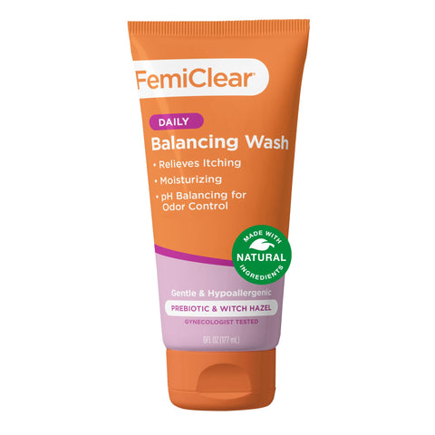 FemiClear Soothing Daily Feminine Wash - Feminine Care Wash for Itching & Irritated Skin, Feminine Hygiene Products, Essentials 