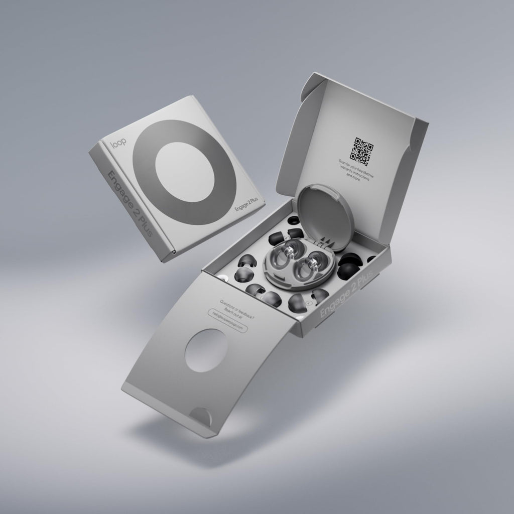 Loop Engage 2 Plus Ear Plugs - Everyday Noise Relief with Clear Speech for Social Gatherings, Work, Conversation, Parenting & No