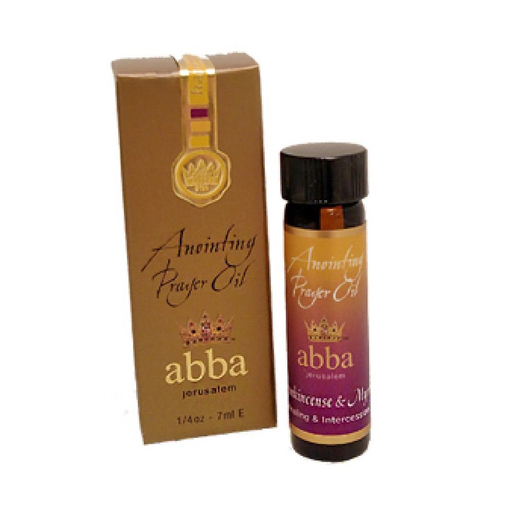 Abba Anointing Prayer Oil - Frankincense & Myrrh, 1/4 oz