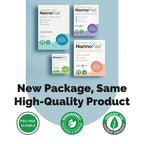 NannoPad Super - Certified Organic Cotton - Naturally Relieve Your Discomfort - No Fragrances, Chemicals or Dyes - Odor-Control
