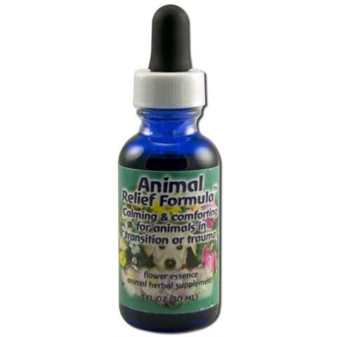 Flower Essence Services Animal Relief Formula Dropper Herbal Supplements, 1 Ounce