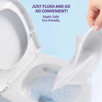 WowDay Flushable Hemorrhoid Wipes | Maximum Strength Witch Hazel Wipes | 240 Count Fragrance Free Adult Hemorrhoid Treatment Med