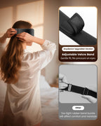 Heated Eye Mask - Cordless Eye Mask for Dry Eyes, Eye Relief, Improved Sleep, Timed Shutdown, 4 Temperature, Washable Eye Heatin