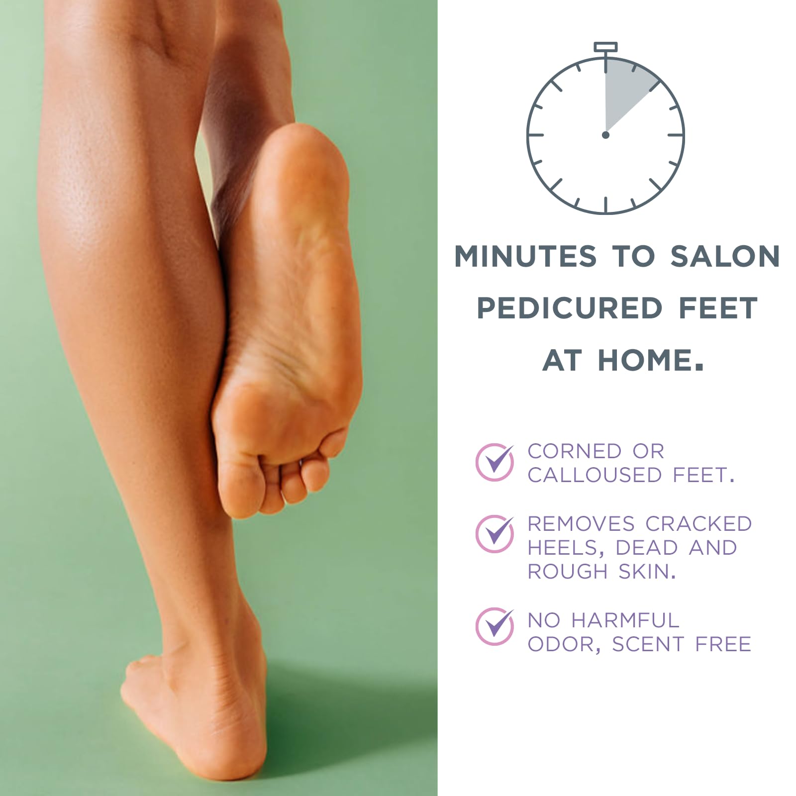 Lee Beauty Professional Callus Remover for Feet - Original, Powerful Formulation - Extra Strength Gel, Home Pedicure Foot Spa Re