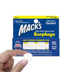 Macks Pillow Soft Silicone Earplugs, 2 Pair - The Original Moldable Silicone Putty Ear Plugs for Sleeping, Snoring, Swimming, Tr