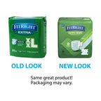 FitRight OptiFit Extra Adult Briefs, Incontinence Diapers with Tabs, Moderate Absorbency, 2XL, 60 to 70, 20 Count (Pack of 4)