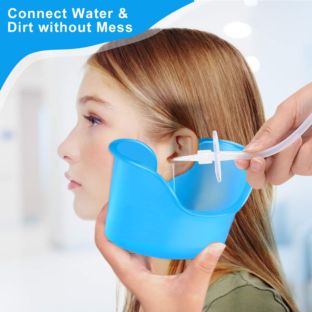 MIGLEO Ear Wash Basin, Wax Removal Basin Compatible with All Types of Ear Wash Systems