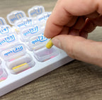31 Day Monthly Pill Box Organizer Planner with Daily Removable Medication Pods, Great Travel Med Dispenser