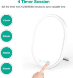 Light Therapy Lamp, UV-Free 10000 Lux Therapy Light Daylight Lamp Touch Control with 3 Adjustable Brightness Levels & 4 Timer Fu