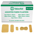 Value Aid Assorted Fabric Plasters - Box of 100