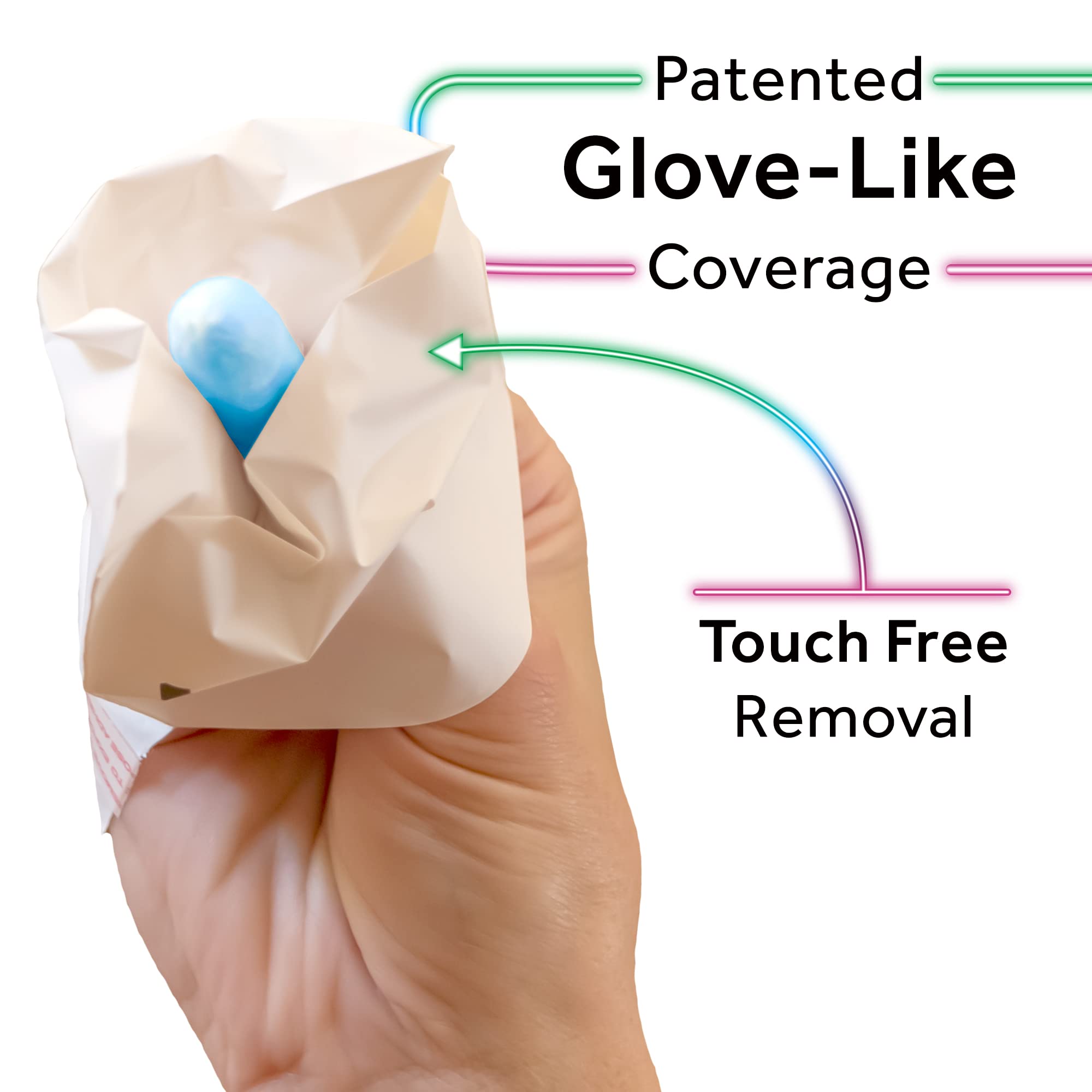 MaskIT Tampon Disposal Bags: Plant-Based Disposal Bags for Tampons - Discreet Sanitary Tampon Disposal Baggies Perfect for Home