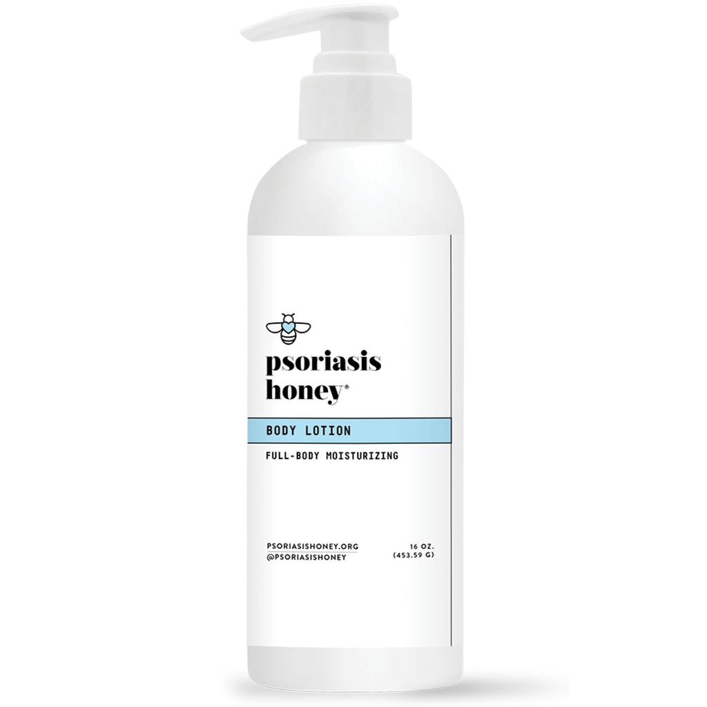 PSORIASIS HONEY Daily Moisturizing Body Lotion - Eczema & Seborrheic Dermatitis Cream for Itchy & Flaking - Moisturizing Psorias