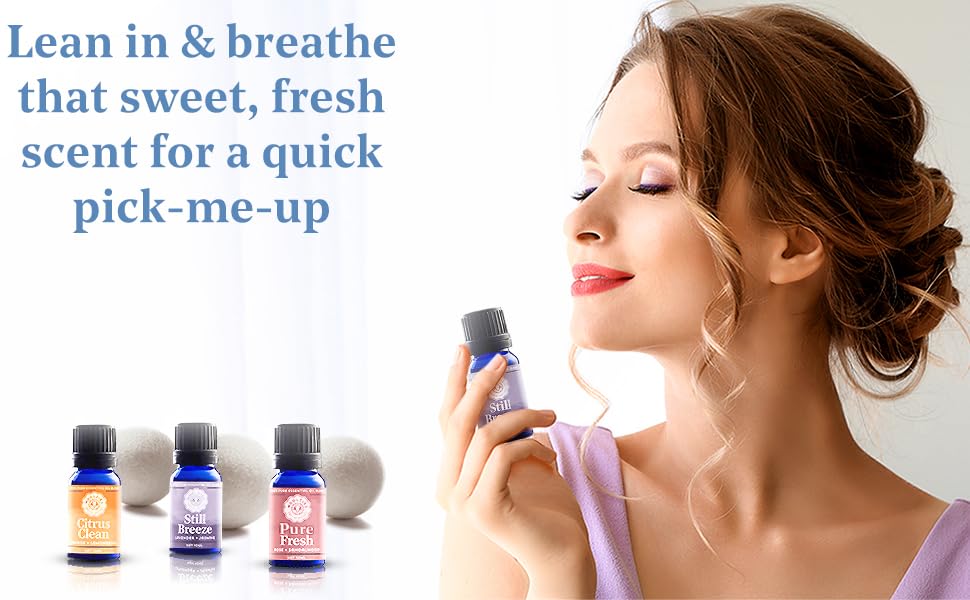 Woolzies Laundry Collection Essential Oil Set | 100% Pure Therapeutic Grade Aromatherapy Oil | Use with Wool Dryer Balls or Oil