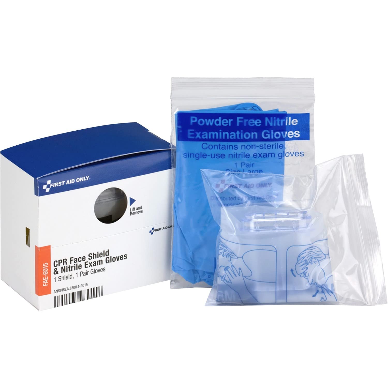First Aid Only, Inc FAE6015 Rescue Breather Face Shield