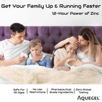 Aquegel Nasal Moisturizer + Zinc, 12-Hour Nasal Moisture Relief, Water Based Nose Gel, Nasal Moisturizer for Oxygen Therapy, Dry