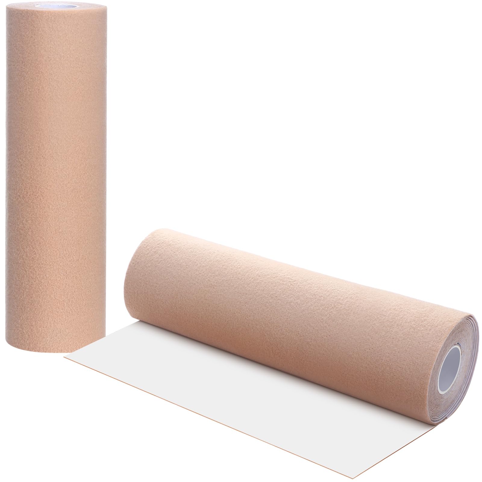 Geiserailie Jumbo Moleskin Padding Roll Moleskin for Feet Adhesive Pads Blister Prevention Tape Soft Adhesive Skin Patch for Fee