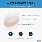 Flexd - Freestyle Waterproof Sensor Covers for Libre 2 & 3 - (30 Pcs) - Libre 3 Sensor Covers - CGM Adhesive Patches - Without A