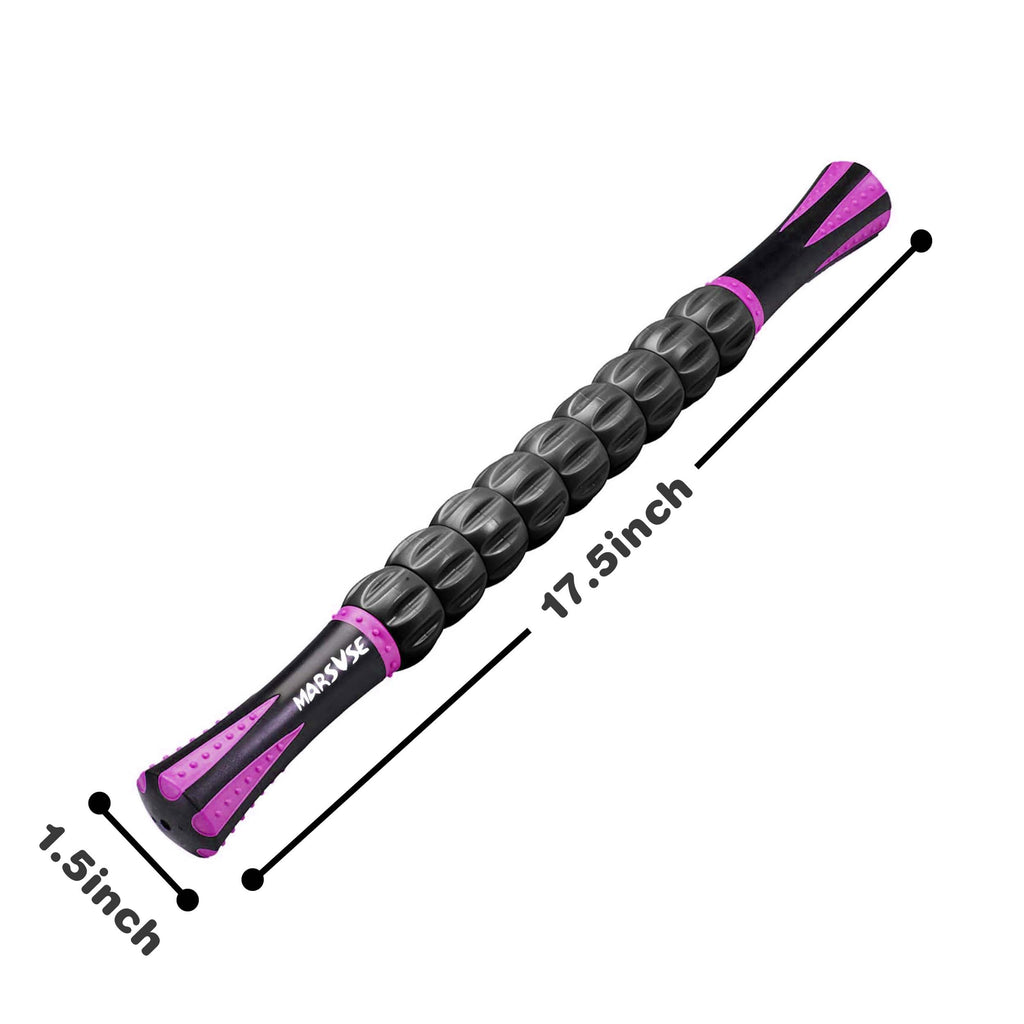 MARSVSE Muscle Roller Stick - Massage Tool for Athletes, Soothing Cramps, Relieving Muscle Soreness, Physical Therapy, Body Reco