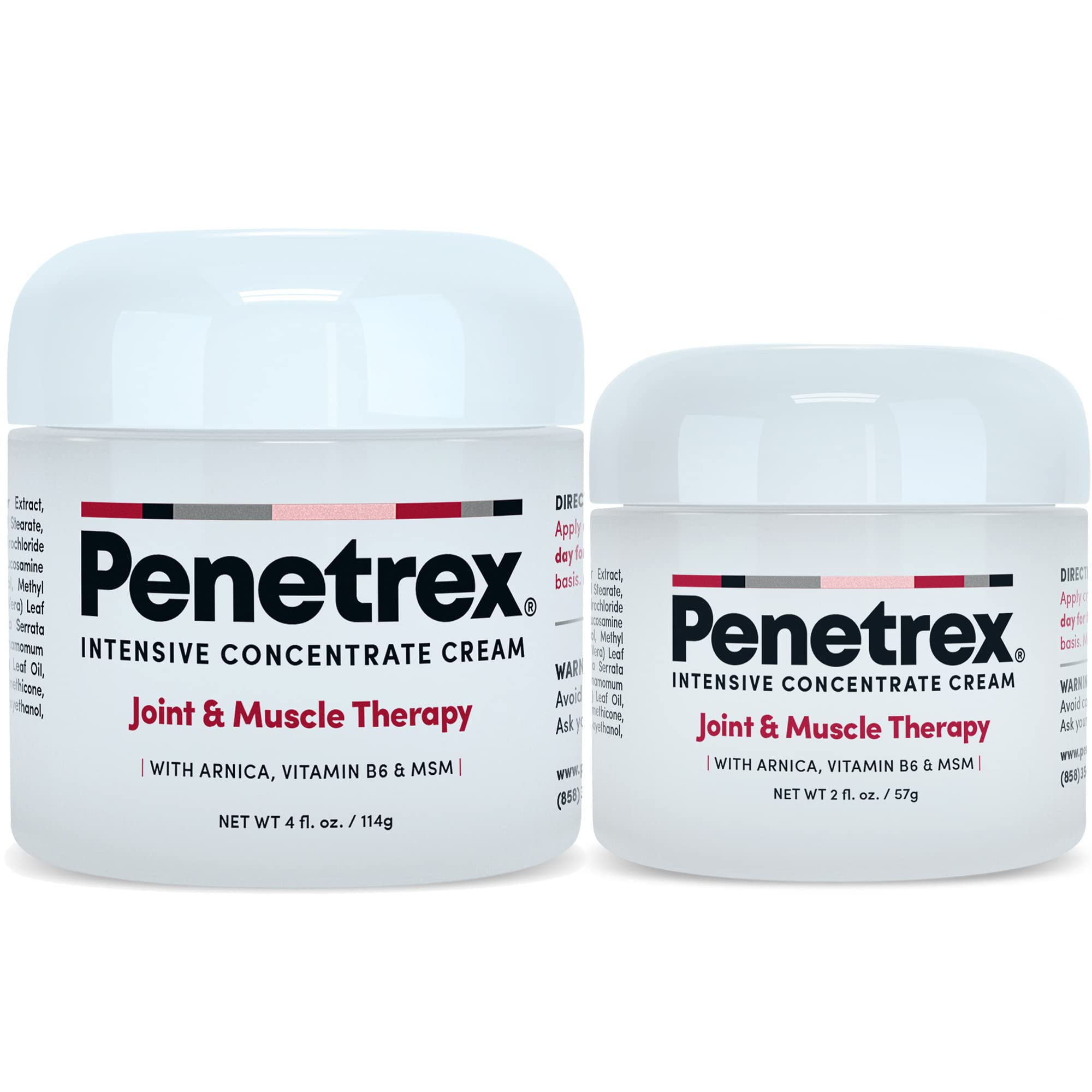 Penetrex Joint & Muscle Therapy Duo - Soothing Relief for Back, Neck, Hands, Feet & Nerves - Rub with Arnica, Vitamin B6 MSM & B