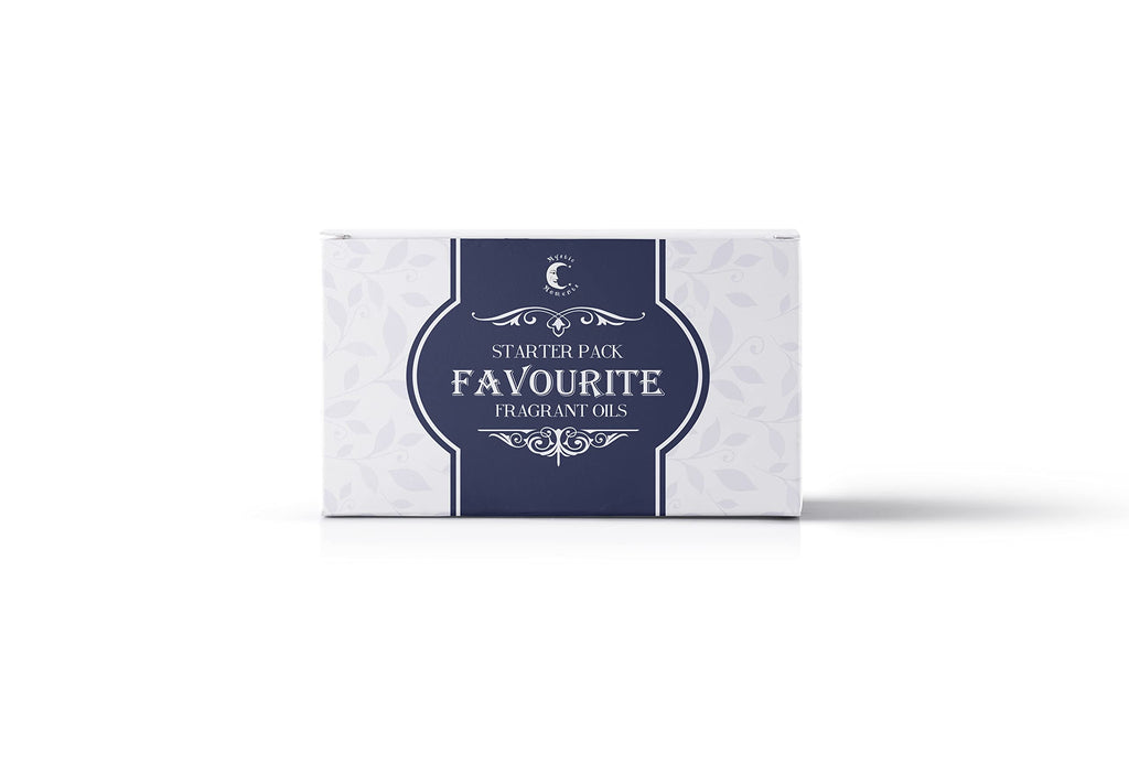 Mystic Moments | 5 x 10ml Favourite Fragrant Oil Set - Chocolate, Coconut, Rose Garden, Sandalwood, Vanilla